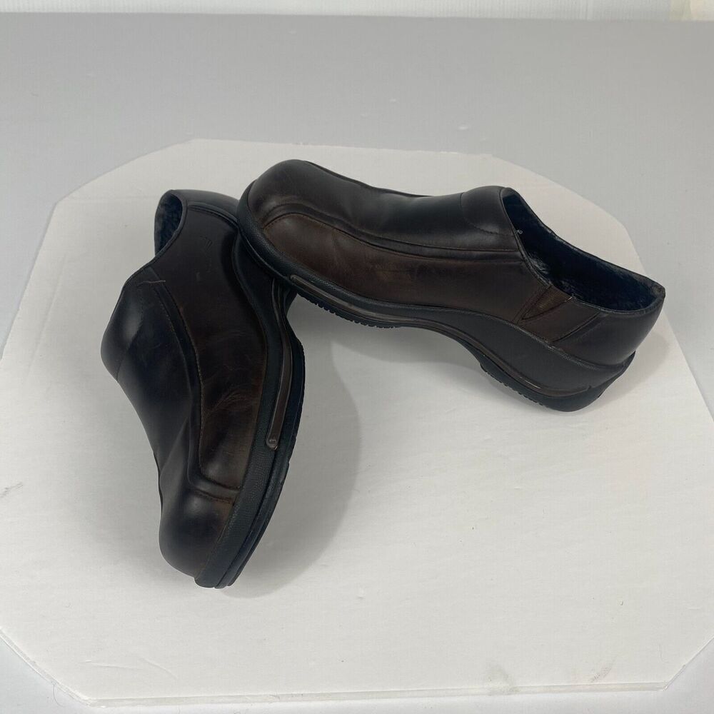 Dansko Womens Size 40 Slip On US 9.5-10 Clog Shoes Brown Nurse Slip Resistant